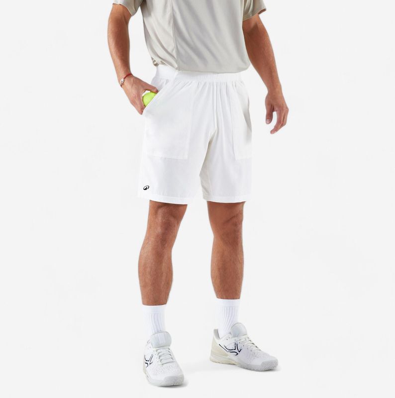 Tennisshort - Gebroken Wit - Heren