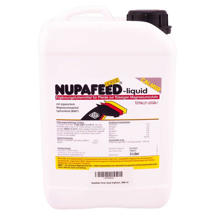 Nupafeed Horse liquid Ergänzungsfutterm.für Pferde, 3000 ml