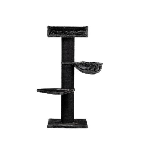 Arranhador para gatos RHRQualit Royalty Luxe Blackline com almofada