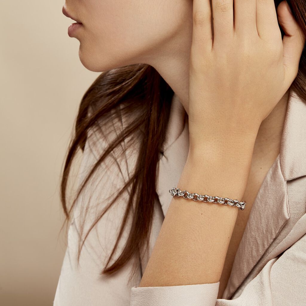 Bracelet Carola Argent Blanc