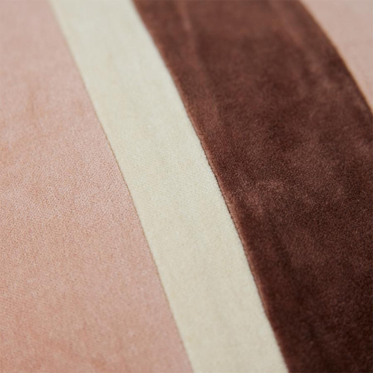 HKliving Striped Velvet kussen 60x35 Fame