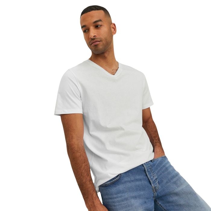 Jack & Jones Organic Basic SS V-neck Shirt Heren