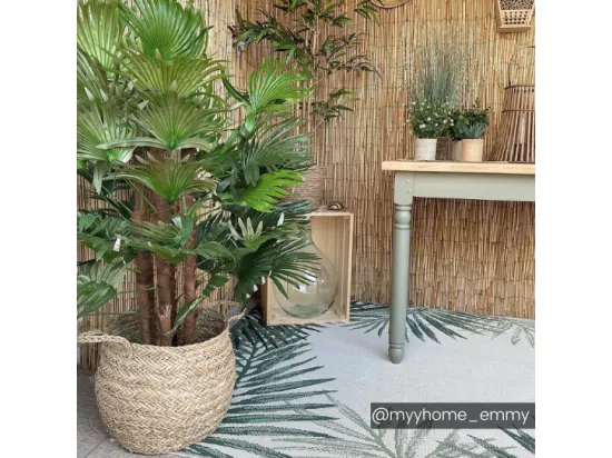 Arbre artificiel palmier - H.93 cm - Vert - RHAPIS