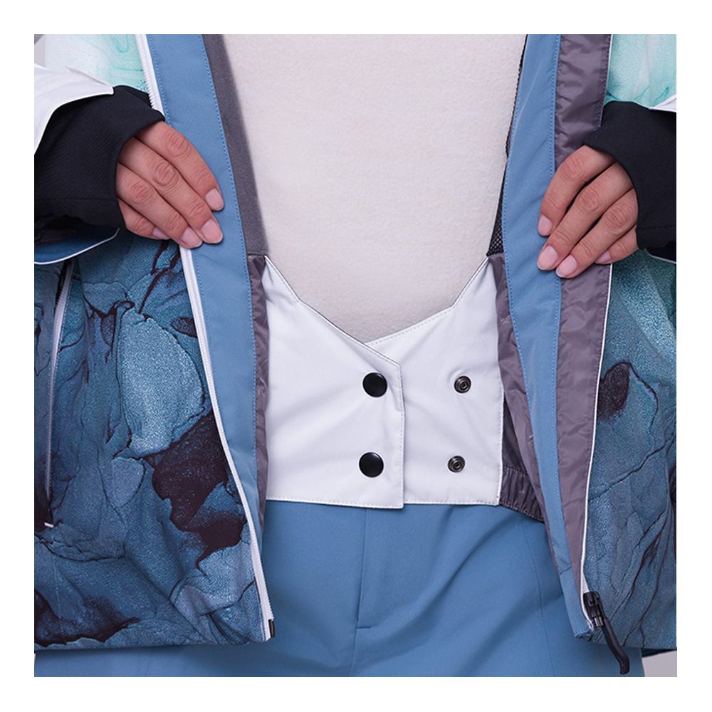 686 HYDRA - Veste ski Femme white orion blue cloudbreak