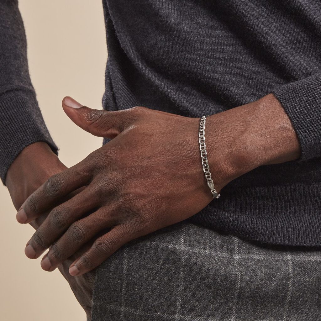 Bracelet Maille Argent Nazima