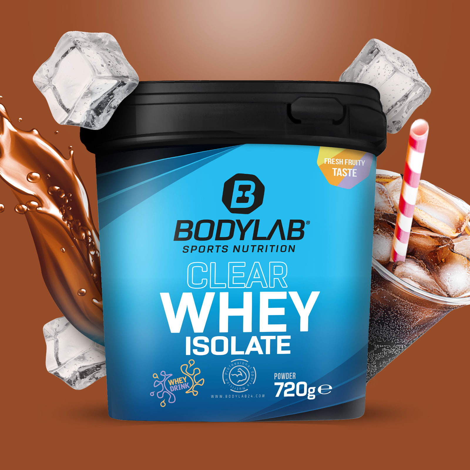 Clear Whey Isolate - 720g - Cola