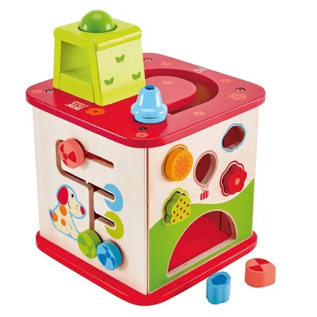 Hape Pepe & Freunde Blockpuzzle, Motorikwürfel