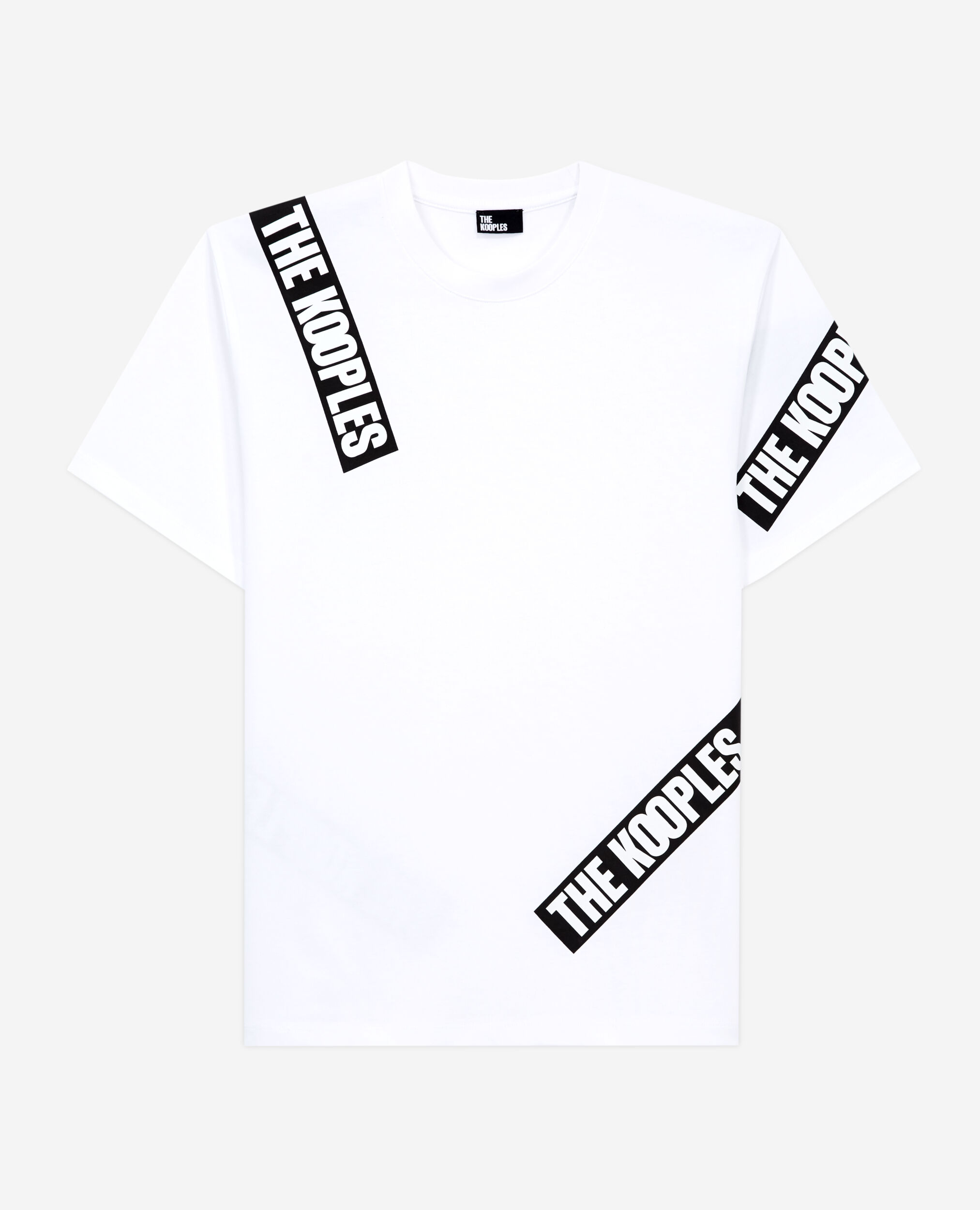 T-shirt blanc Tape logo