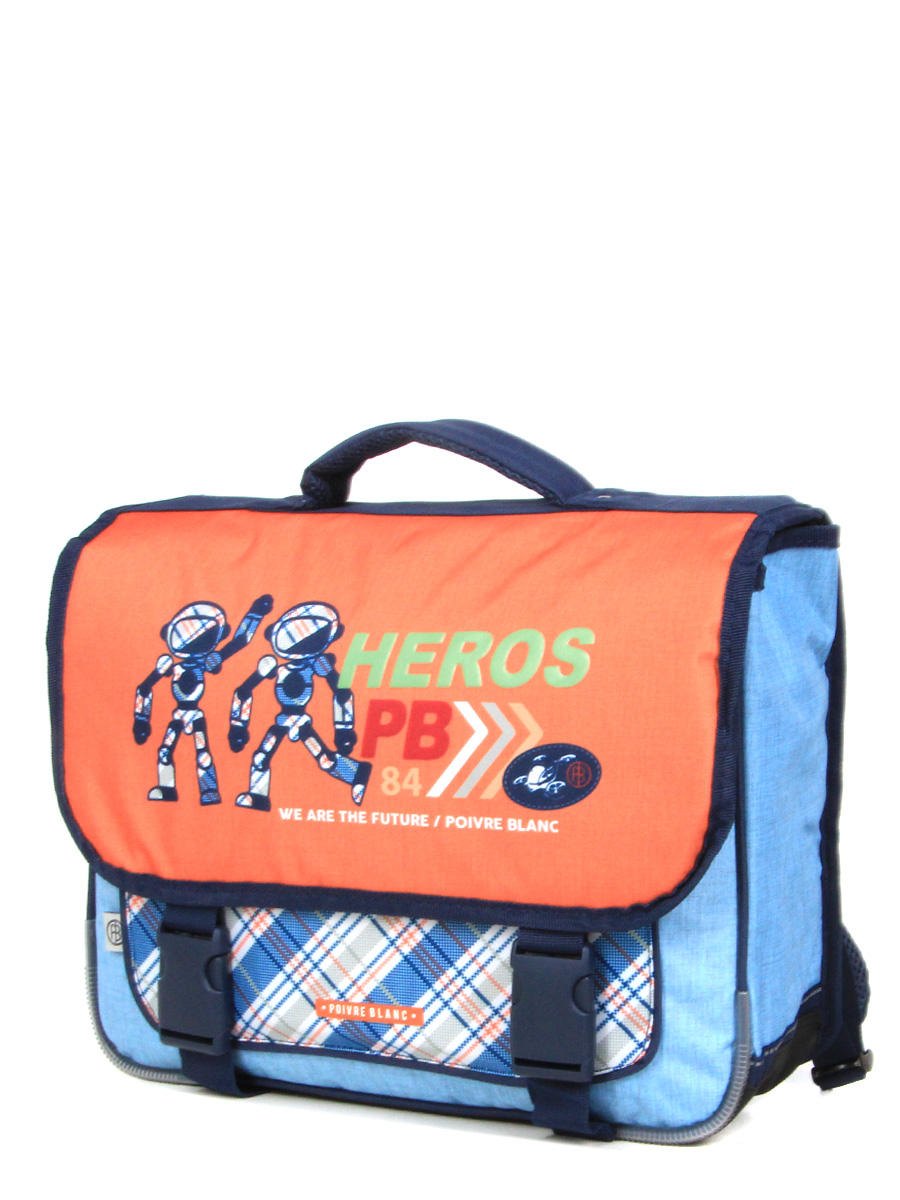 Cartable Poivre Blanc Boy Robot 38 cm