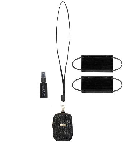 DAY ET Skuldertaske - Boucl? Key Pouch - Sort