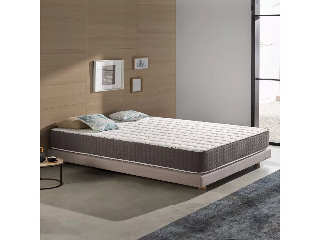 Naturalex - Matelas Extrafresh 140x190 cm - Mousse à mémoire de forme HR - Soutien Blue Latex - 7 Zones, Tissu Respirant, Réversible été, hiver - Haute Qualité