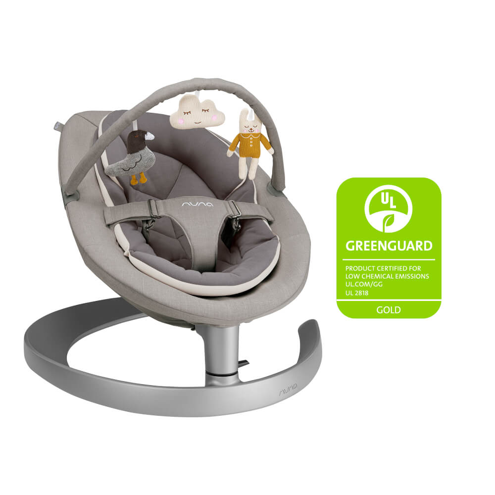NUNA LEAF Grow Wippe Quartz inkl. Spielbügel