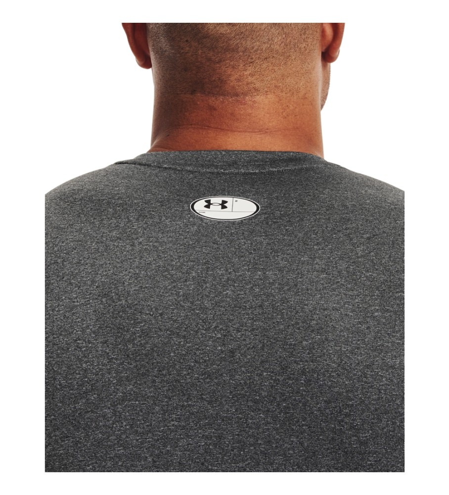 Camiseta de manga curta Under Armour HeatGear Armor cinza