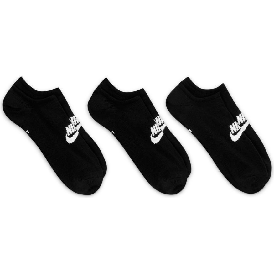 Nike Chaussettes NSW Everyday Essential No-Show Pack de 3 - Noir/Blanc
