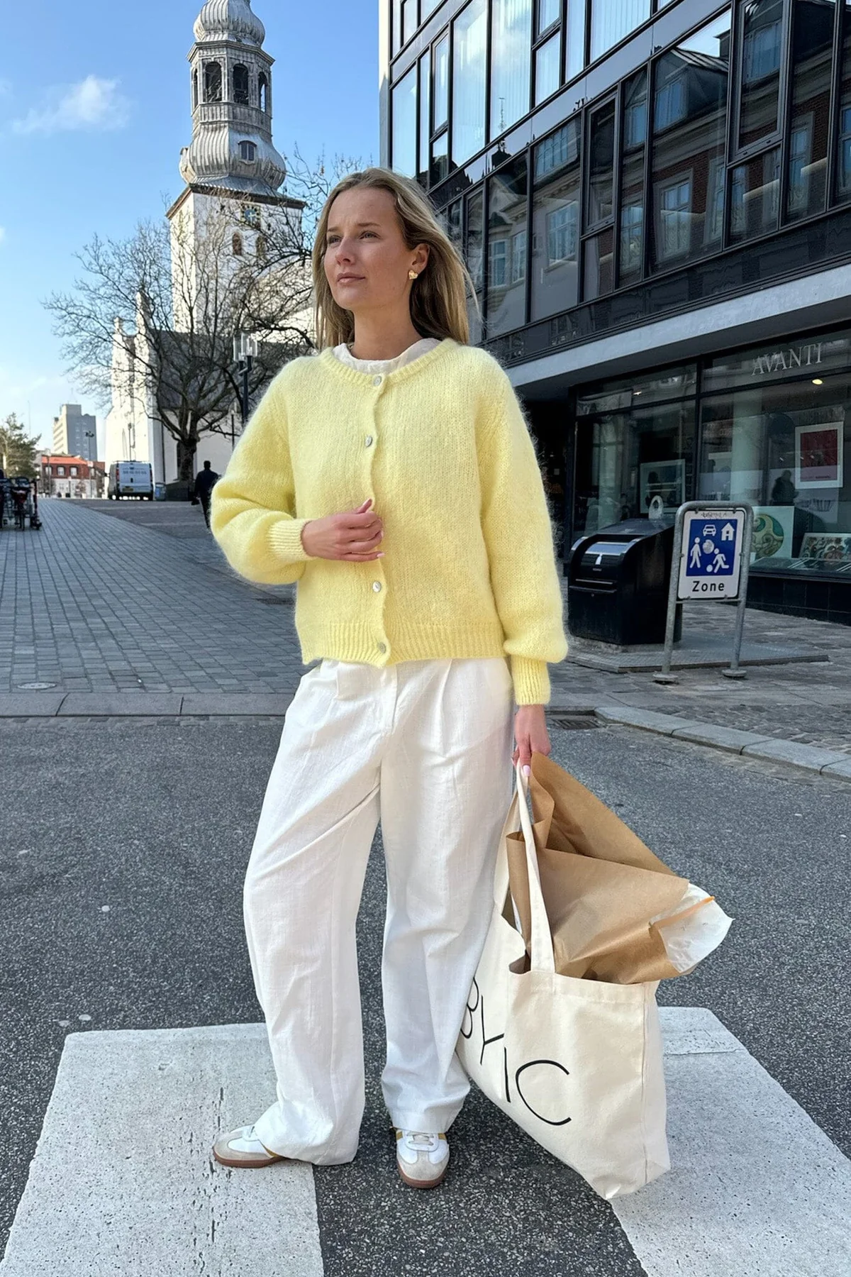BYIC Idaic Cardigan yellow yellow