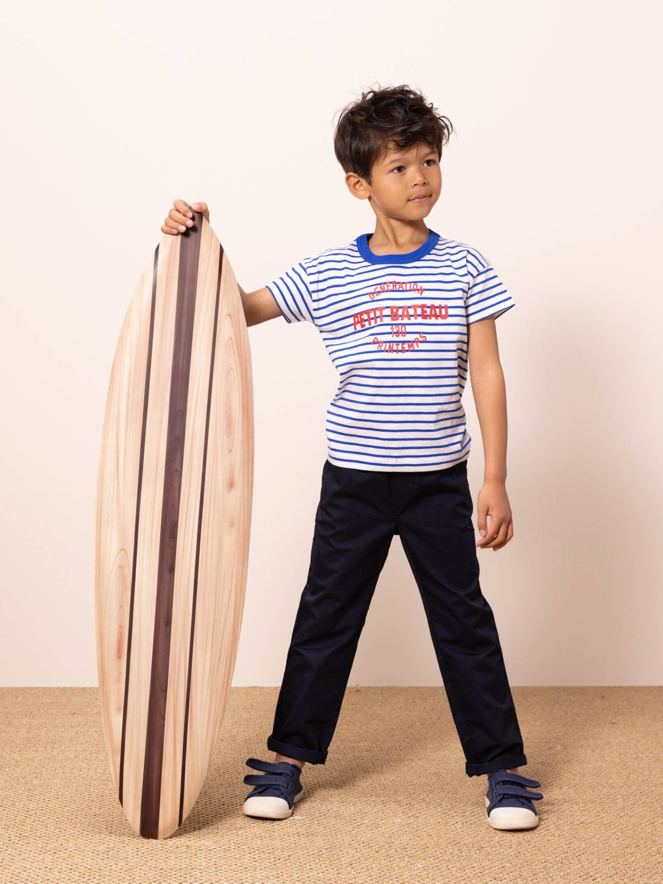 Camiseta branca PETIT BATEAU