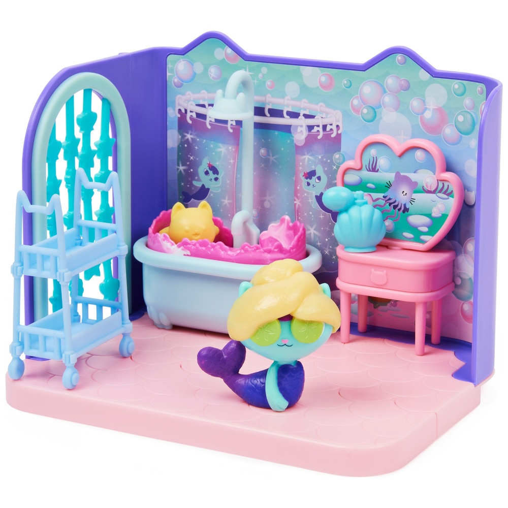 Gabbys Puppenhaus-Badezimmer mit Figur und Zubehör