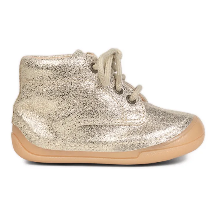 Petit Nord Boots Lacets Mini | Doré
