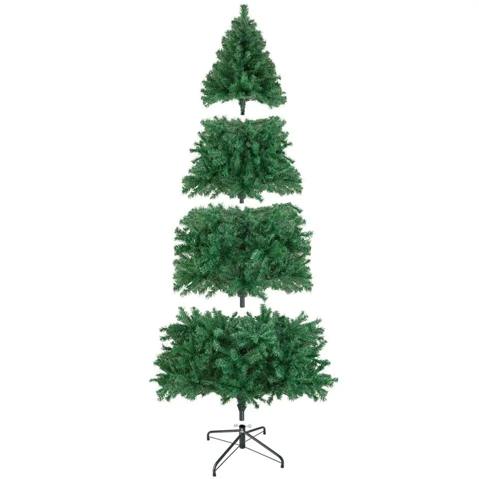 tectake Kunstkerstboom Dasher, natuurgetrouwe uitstraling, Groen