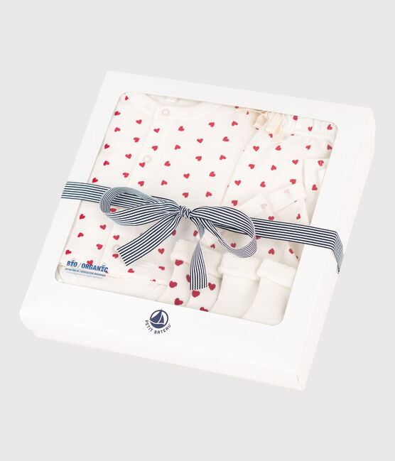Coffret cadeau naissance petit cœur