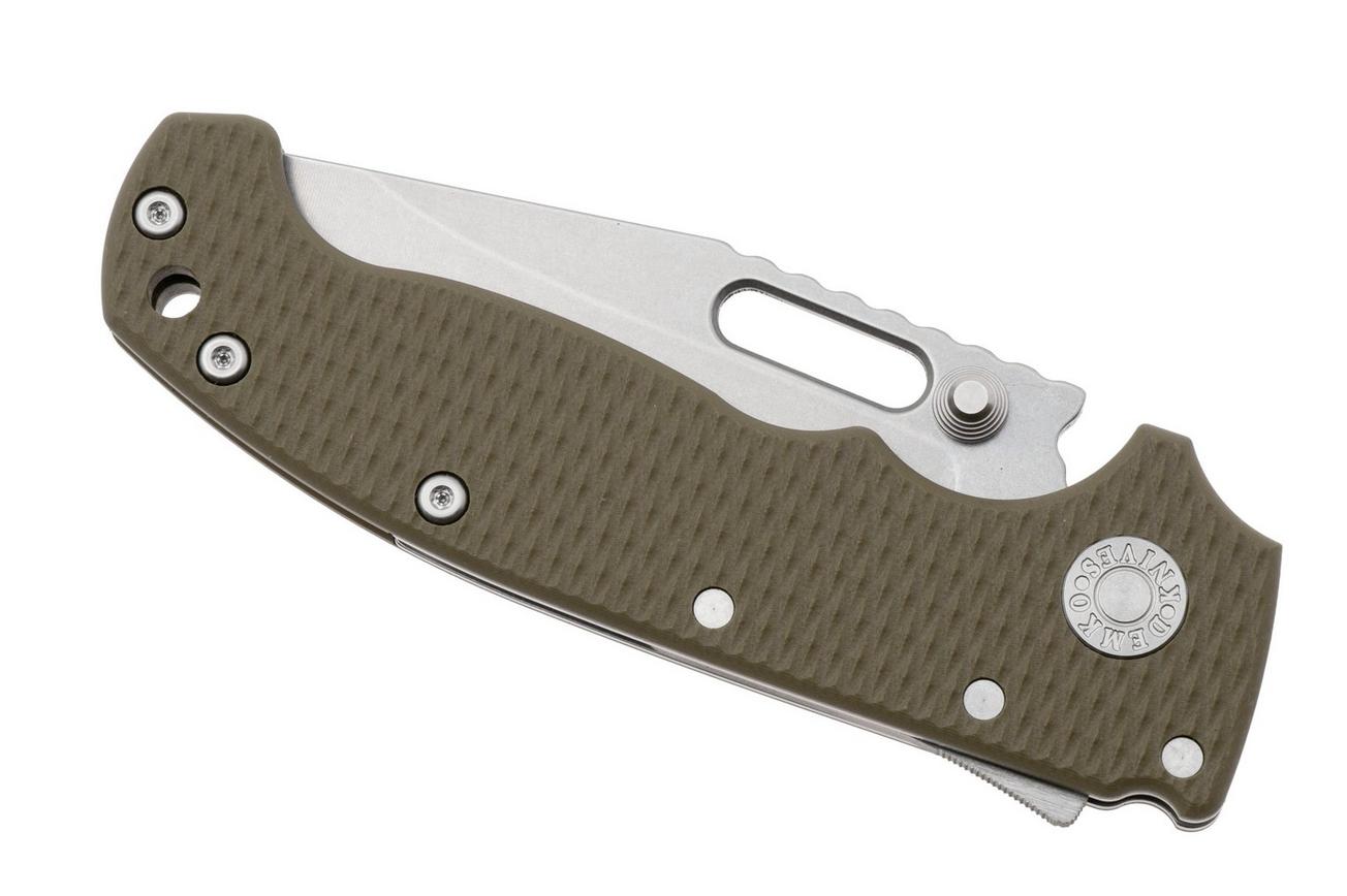 Demko Knives MG AD20S Shark-Lock, MagnaCut Clip Point MGAD20S-MAG-ODG-G10 OD Green G10, zakmes