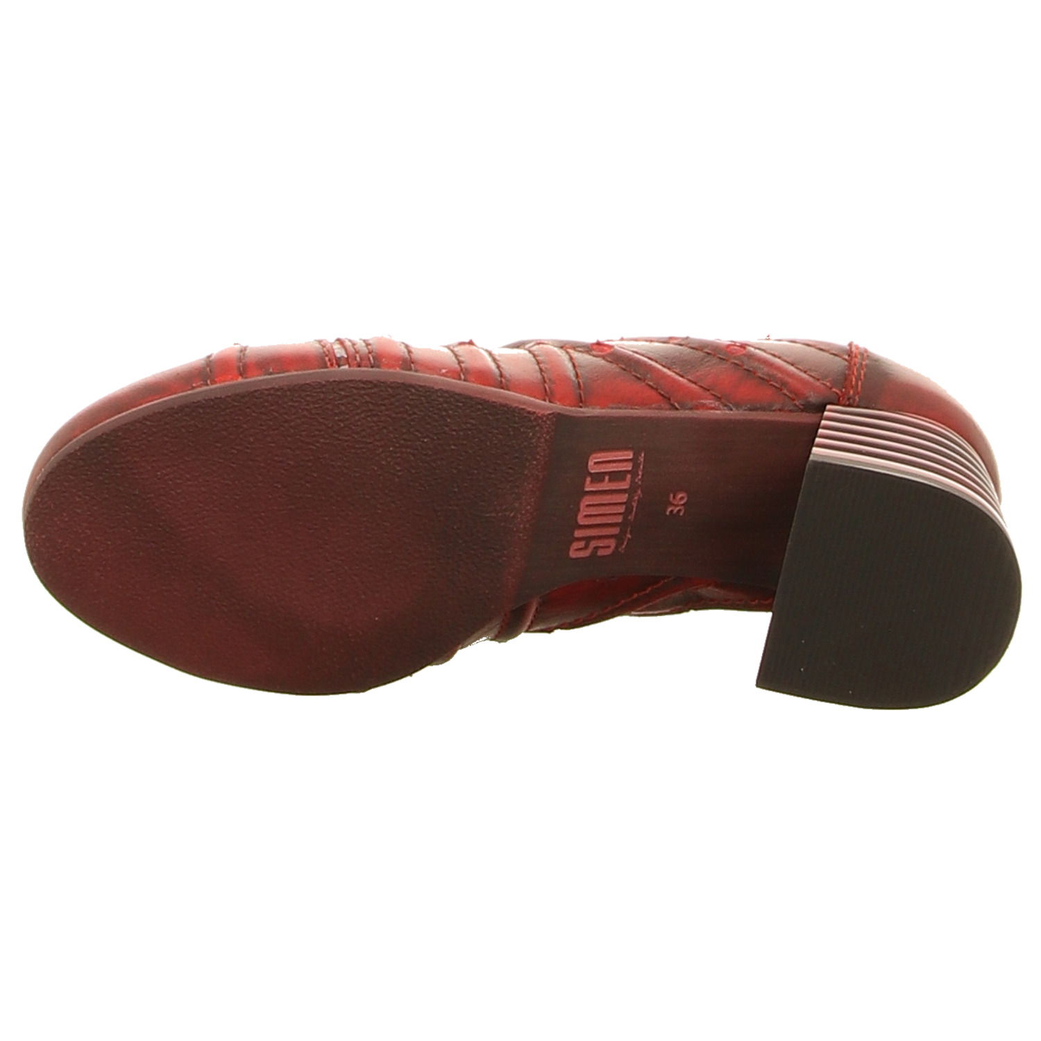 Simen Schnürhalbschuh rot
