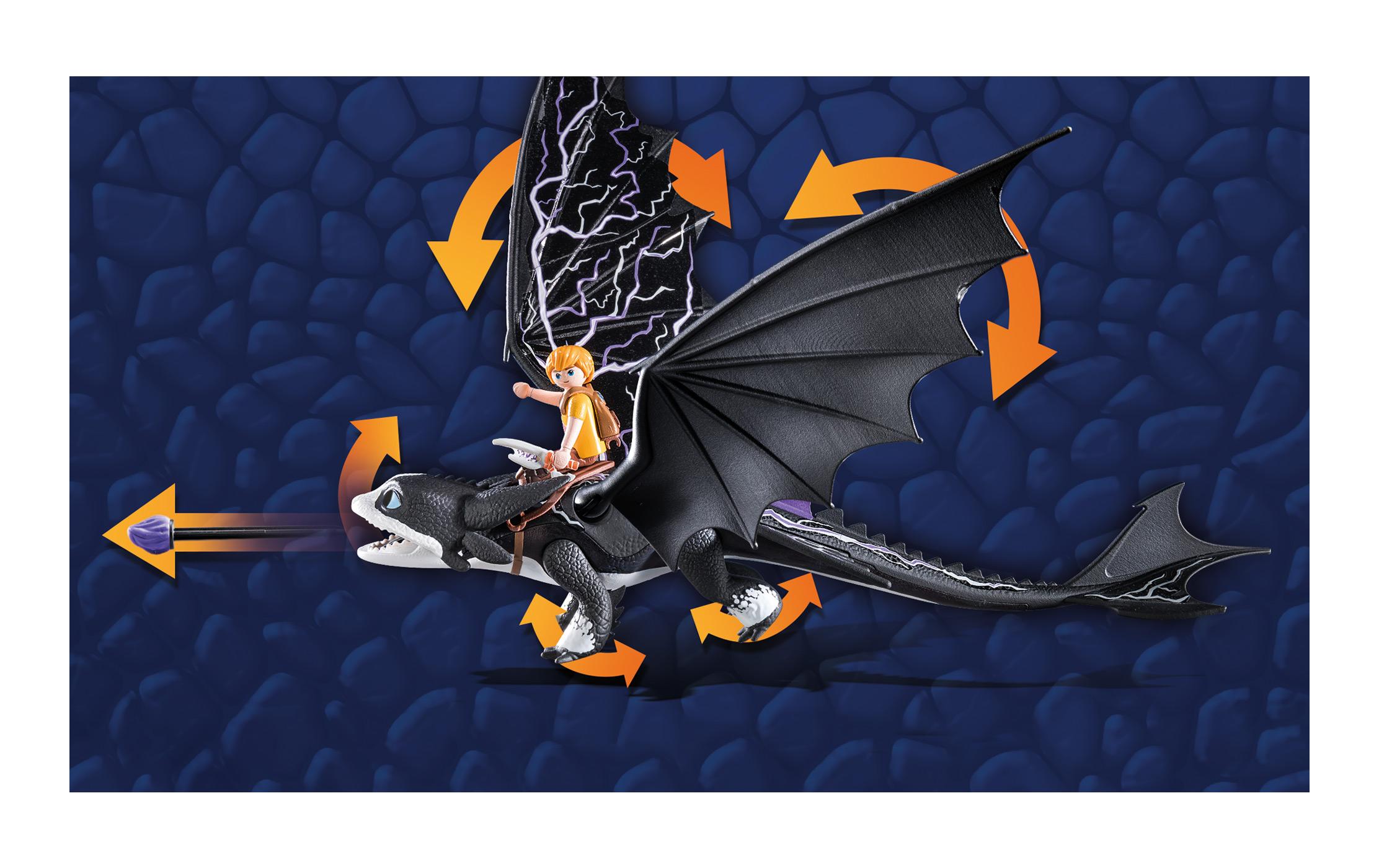 Dragons The Nine Realms – Thunder & Tom 71081Drachen-Spielset