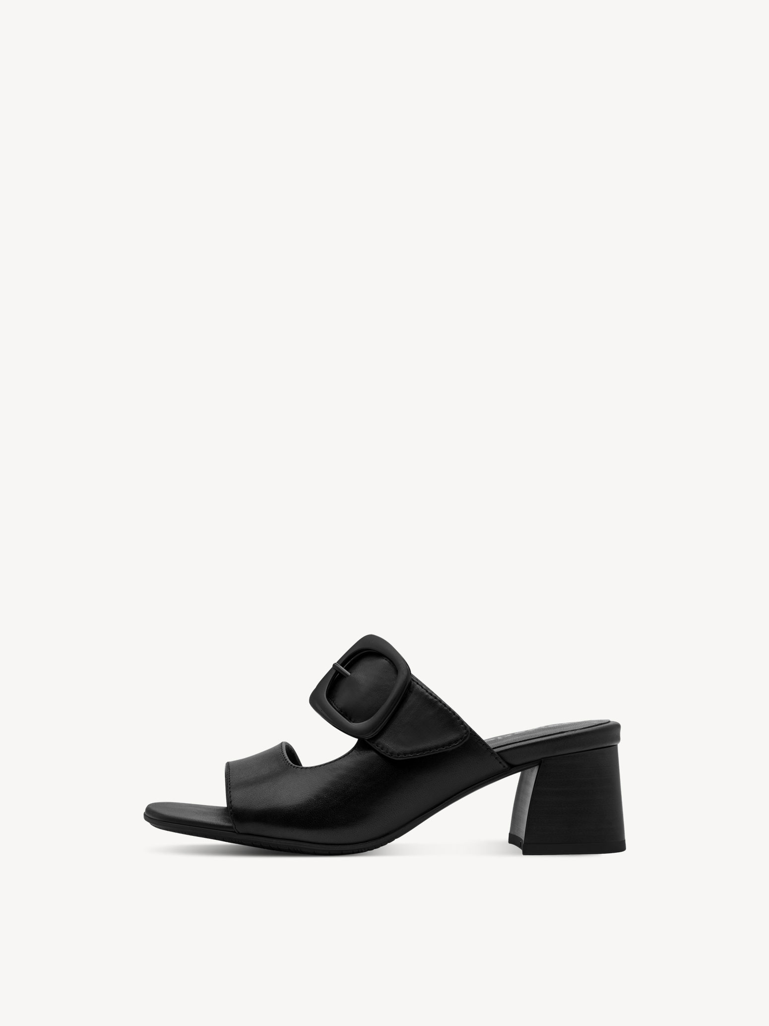 Leren Slipper - zwart