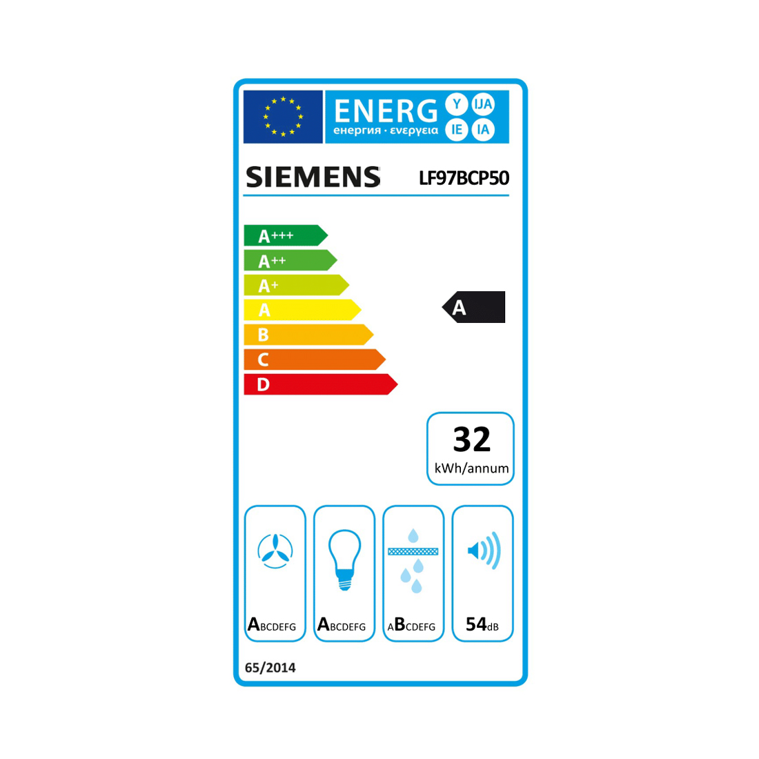 Siemens Dunstabzug Inselhaube LF97BCP50 90cm 230V