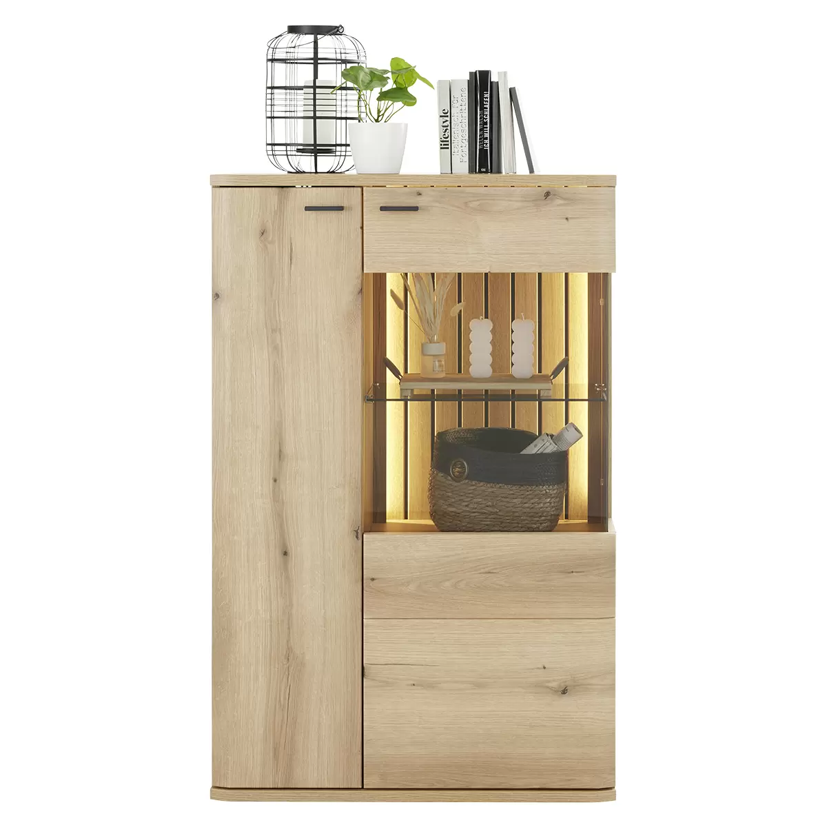 Highboard Fortuna Eiche