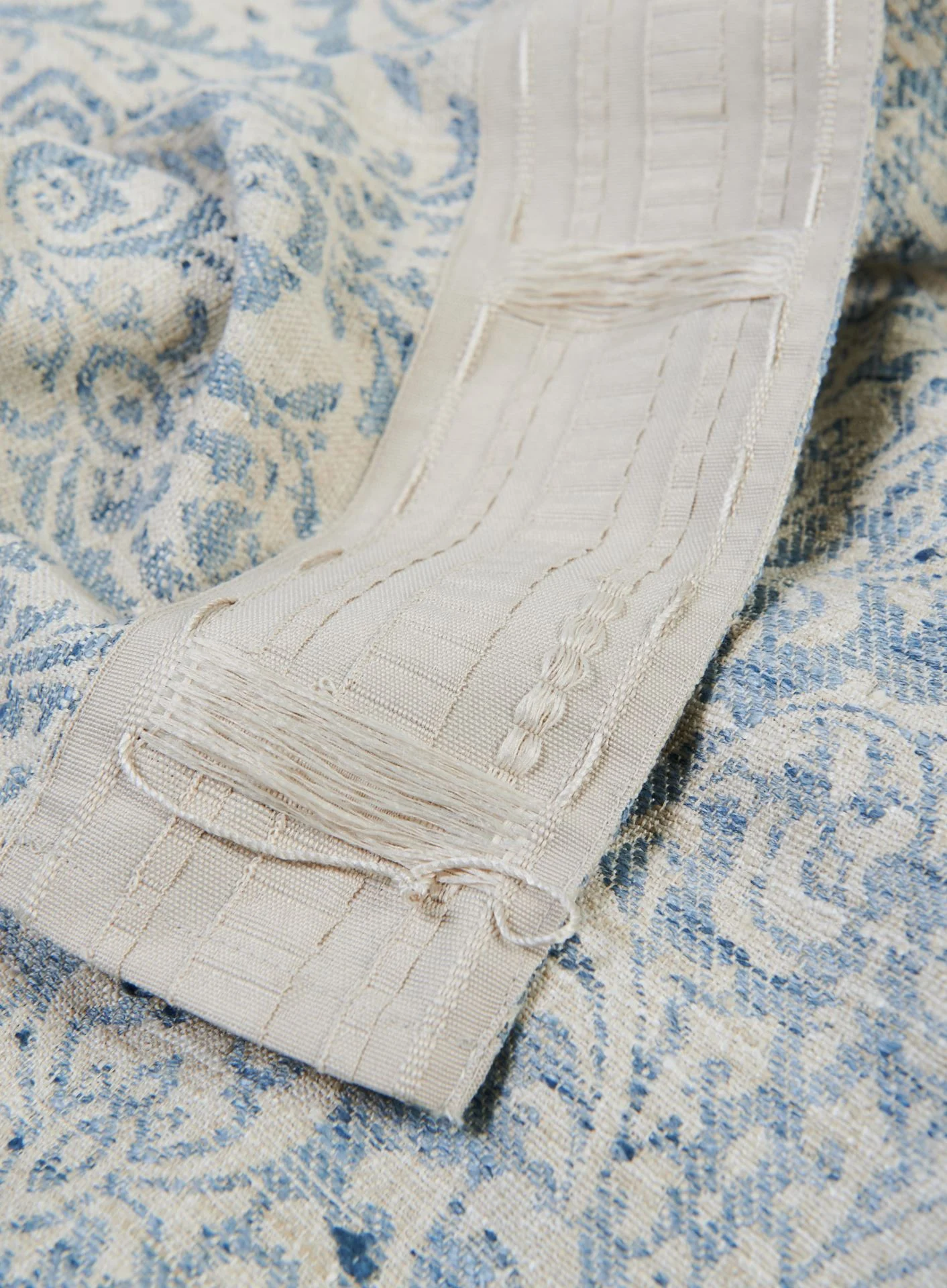 Gardin blå - 140x250 cm