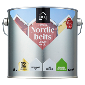 Lacq Produra Nordic beits mat Noors 2,5 liter