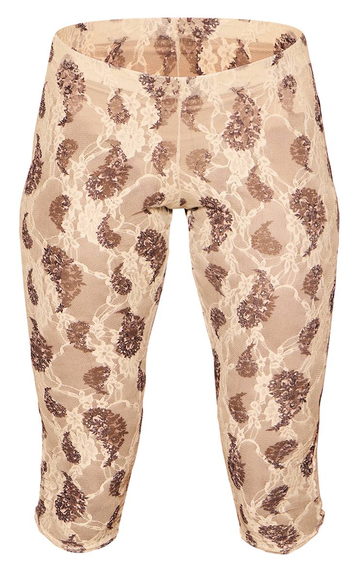 Crème Ensemble Coordonné Capri En Dentelle Imprimé Paisley