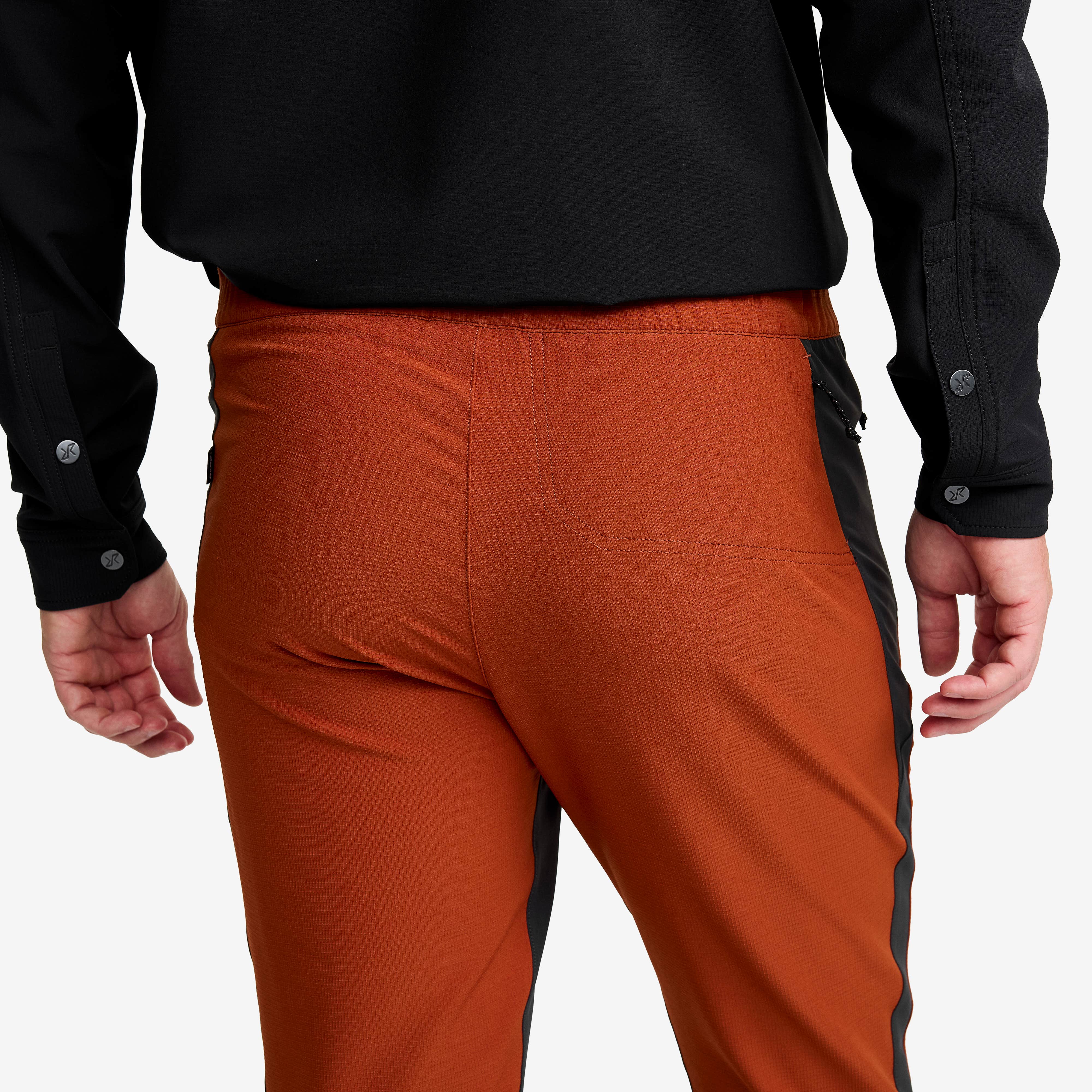 Ridge Trek Stretch Pants Herre Rusty Orange/Anthracite