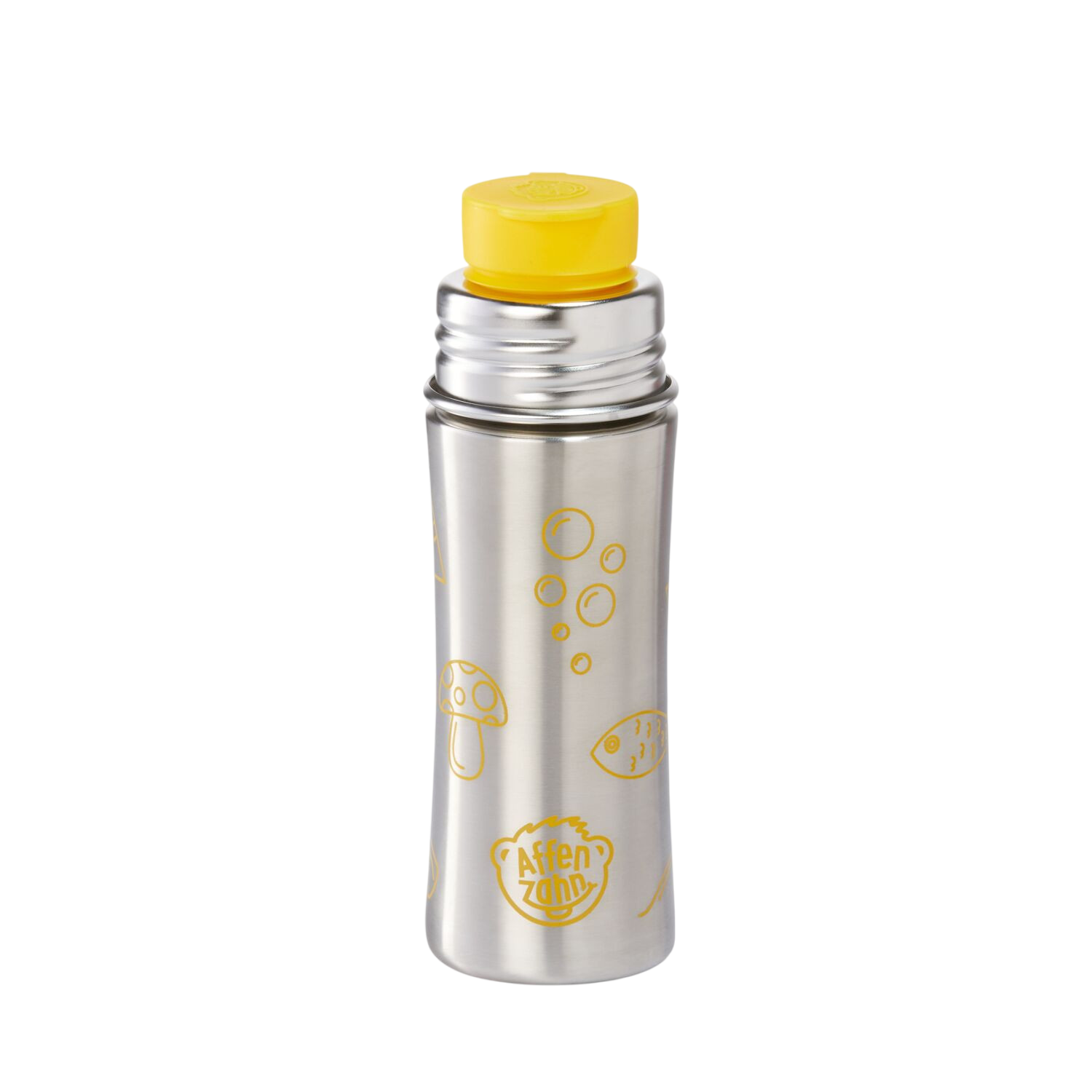 Edelstahl Trinkflasche gelb