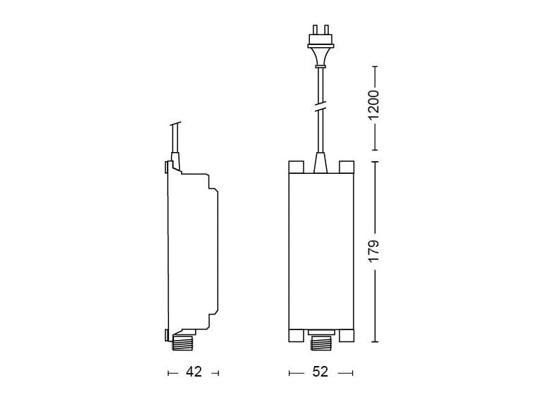 Philips Outdoor Niedervolt Netzteil 48W CH Stecker Netzteil