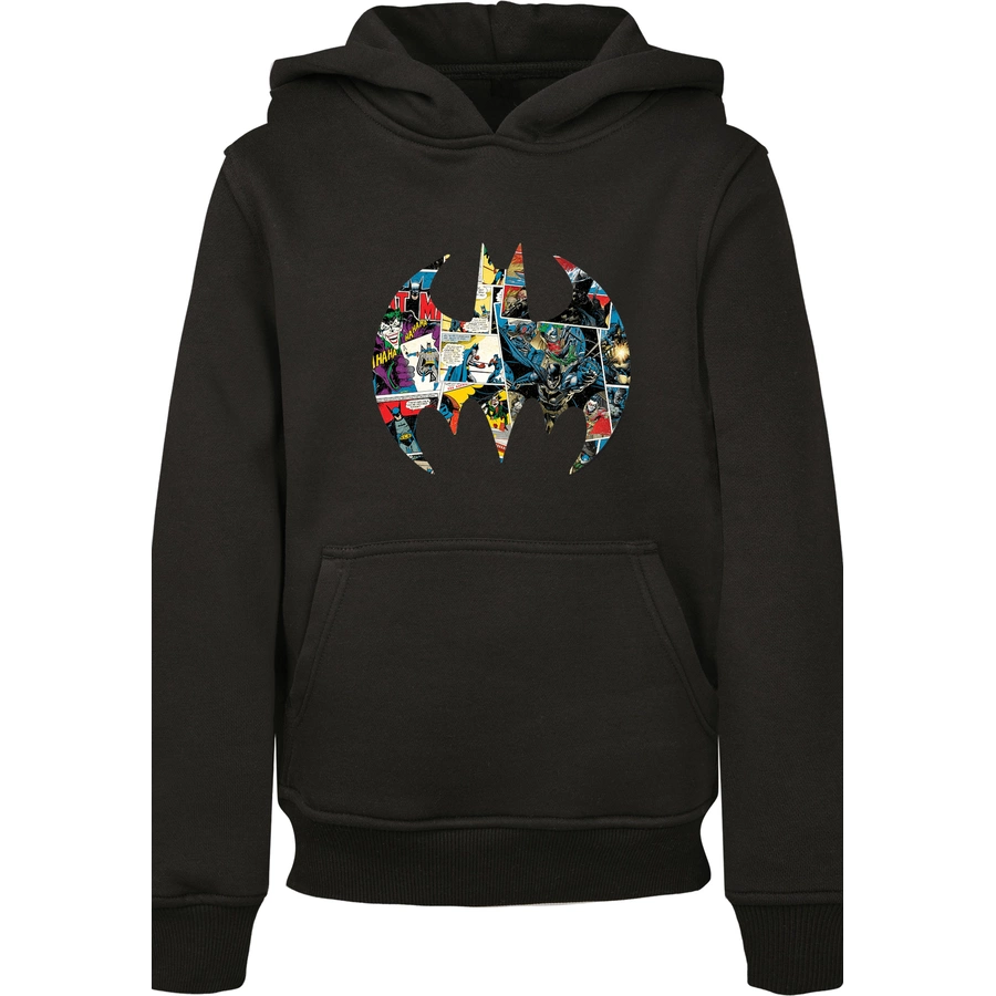 F4NT4STIC Hoodie DC Comics Batman Comic Book Logo schwarz