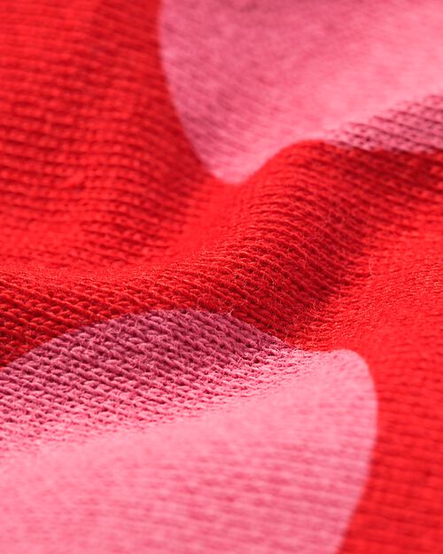 sweat-shirt bébé fleurs rouge