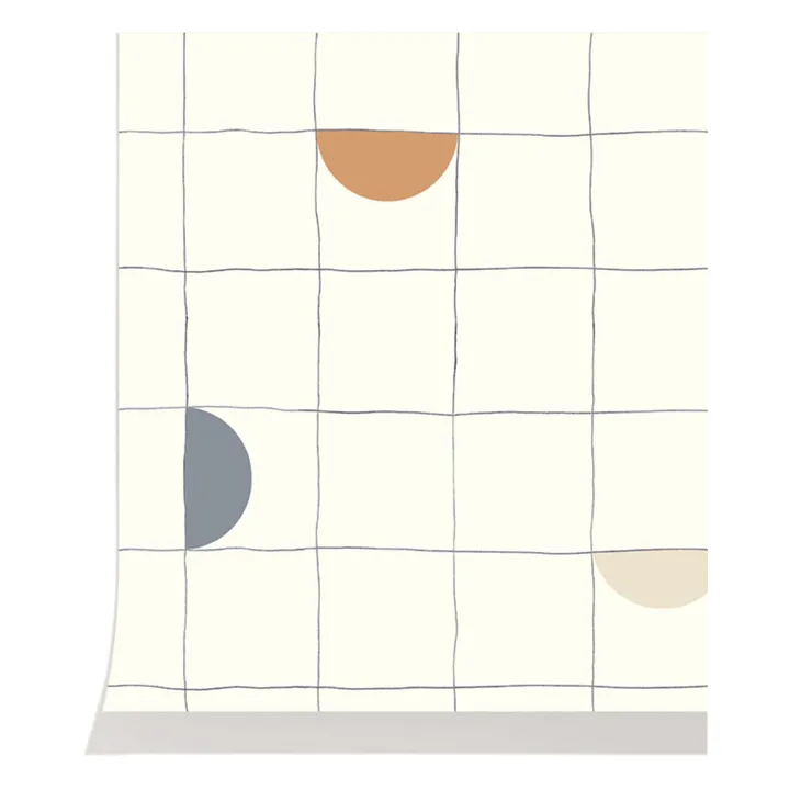 Season Paper Papier peint Lune | Jaune moutarde