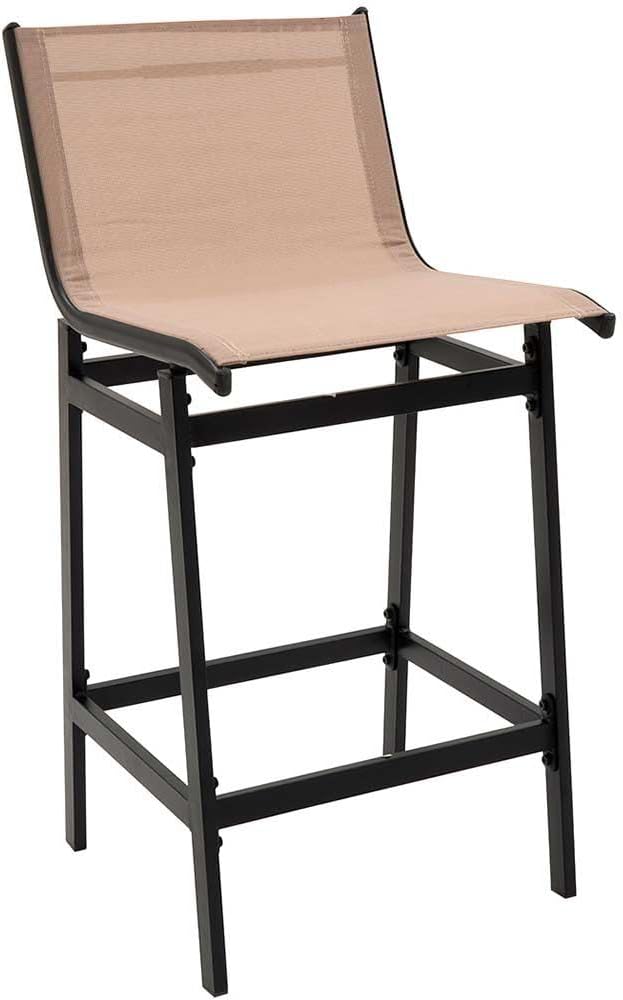 OUTLIV. Gartenpavillon, mit Bar und 2 Stühlen, strapazierfähig, langlebig, inkl. Thekenabdeckung und integrierter Dachlüftung, 240x240x250, Beige