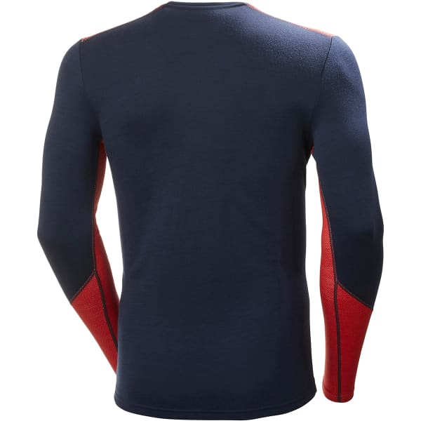 T-shirt thermique HELLY HANSEN LIFA MERINO MIDWEIGHT CREW NAVY NSF