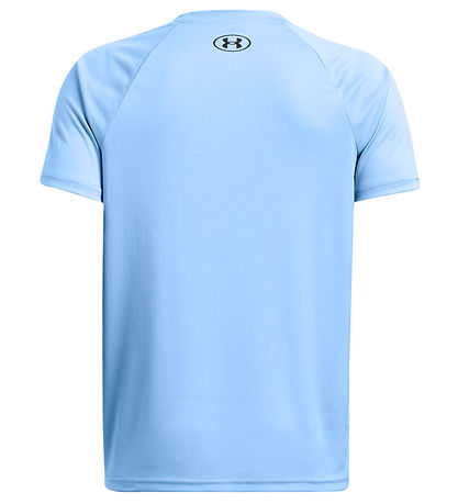 Under Armour T-Shirt - Tech Split WordMørk- Horizon Blue