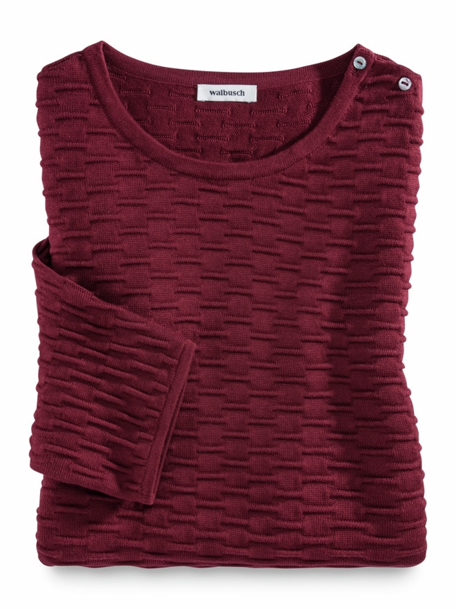 Kimono-Pullover Wellenstruktur