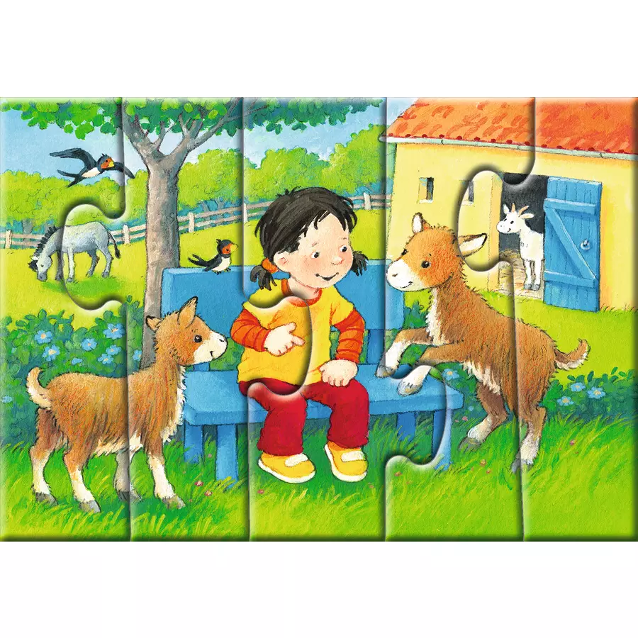 Ravensburger ministeps® Mein allererstes Puzzle: Streichelzoo