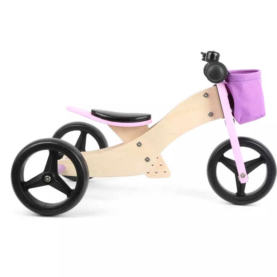 small foot® Laufrad-Trike 2-in-1, rosa