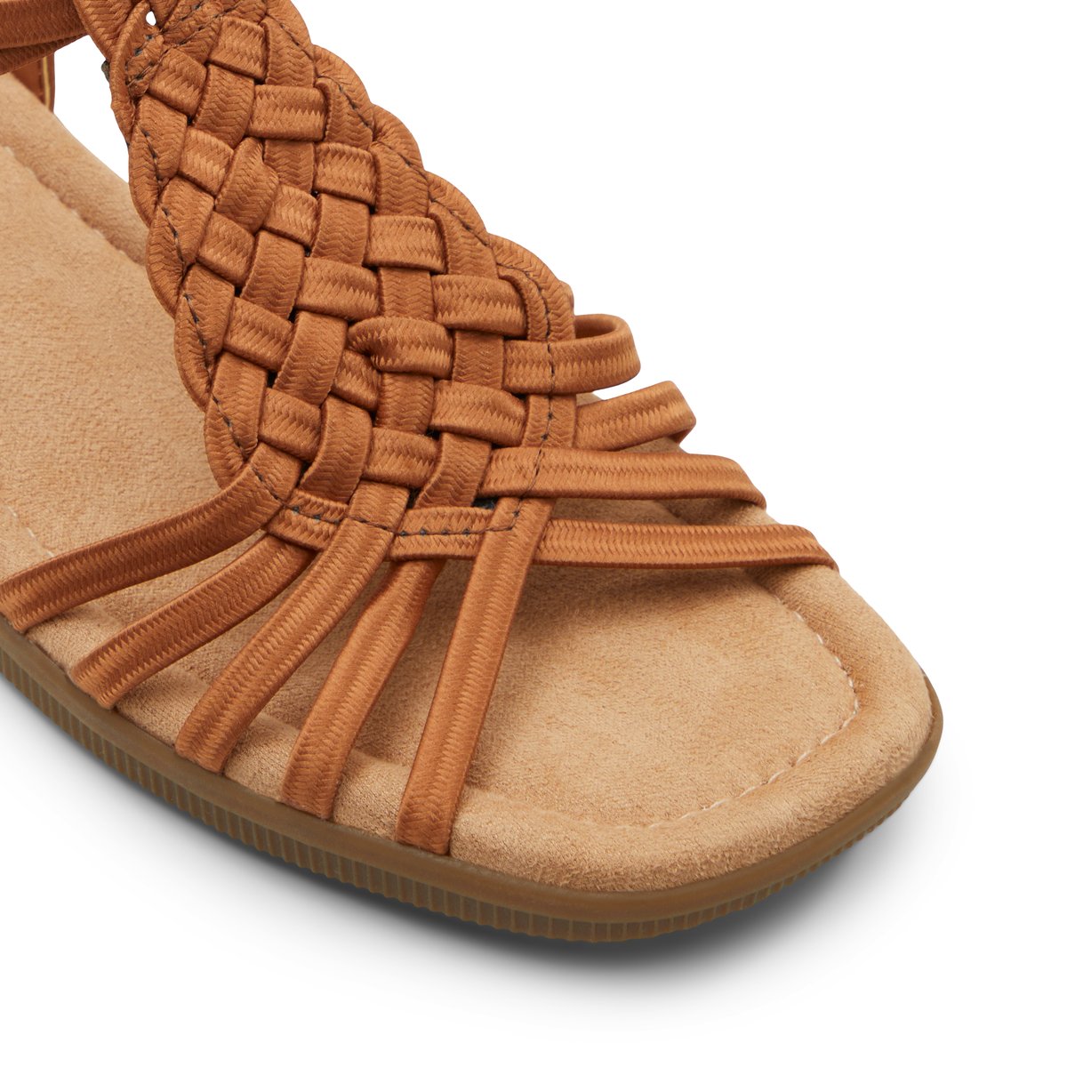 SOLEMATE-Rhalimas-Sandales à bride arrière - Talon plat - Autre Marron