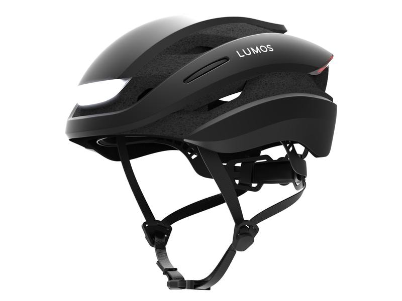 LUMOS Helm Ultra 54-61 cm, Black City-Velohelm mit integriertem Licht