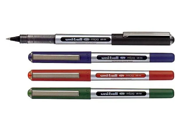 Rollerpen Uni-ball grøn 0,2mm UB-150 Eye Micro - (12 stk.)