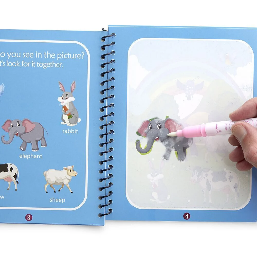 Cahier de dessin magique réutilisable avec stylo