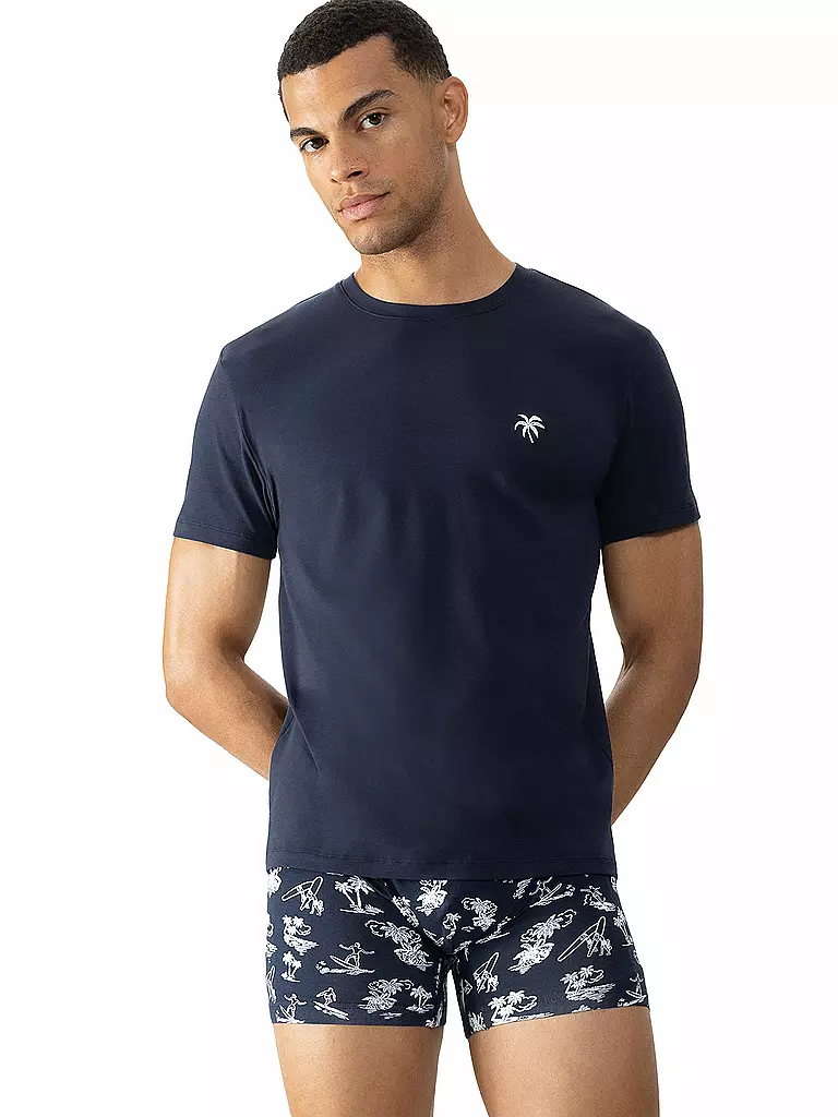 MEY Pyjama T-Shirt blau